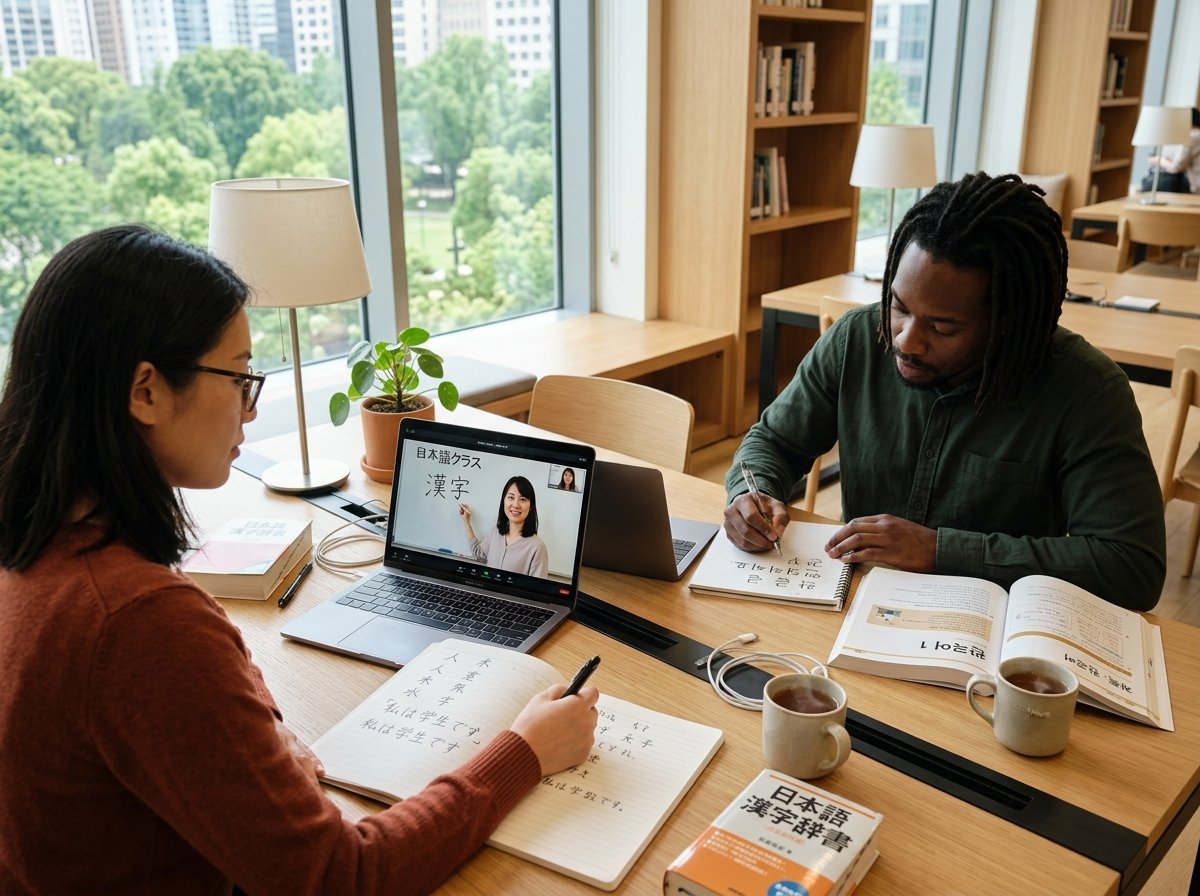 Korean language study session at EdyunayWorld